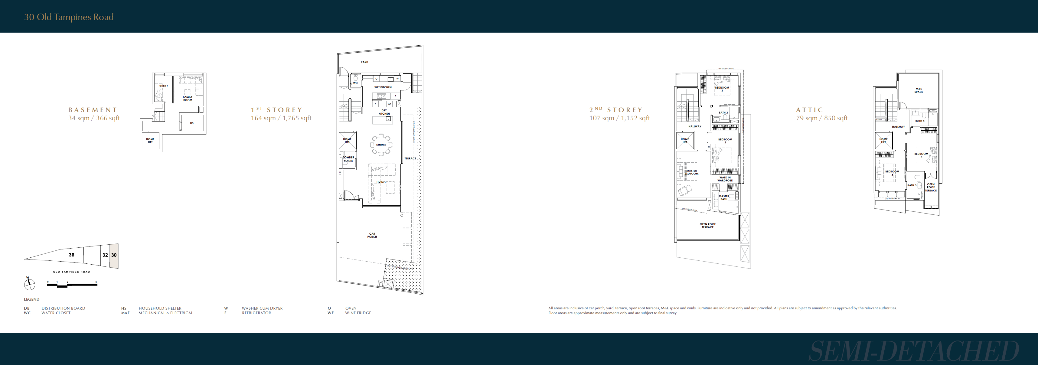 Villas @ Old Tampines Road 30 Bedroom Floor Plan 1